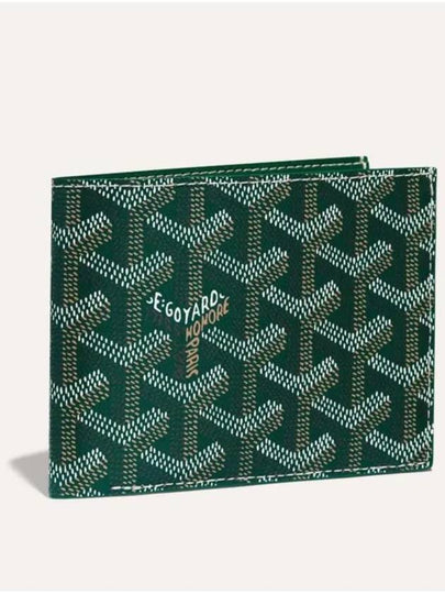 Victoire Wallet Green In Canvas And Calfskin - GOYARD - BALAAN 2