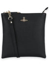 Logo Plaque Square Cross Bag Black - VIVIENNE WESTWOOD - BALAAN 3