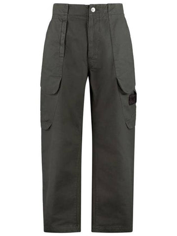 Shadow Project Cotton Nylon Cargo Straight Pants Green - STONE ISLAND - BALAAN 1