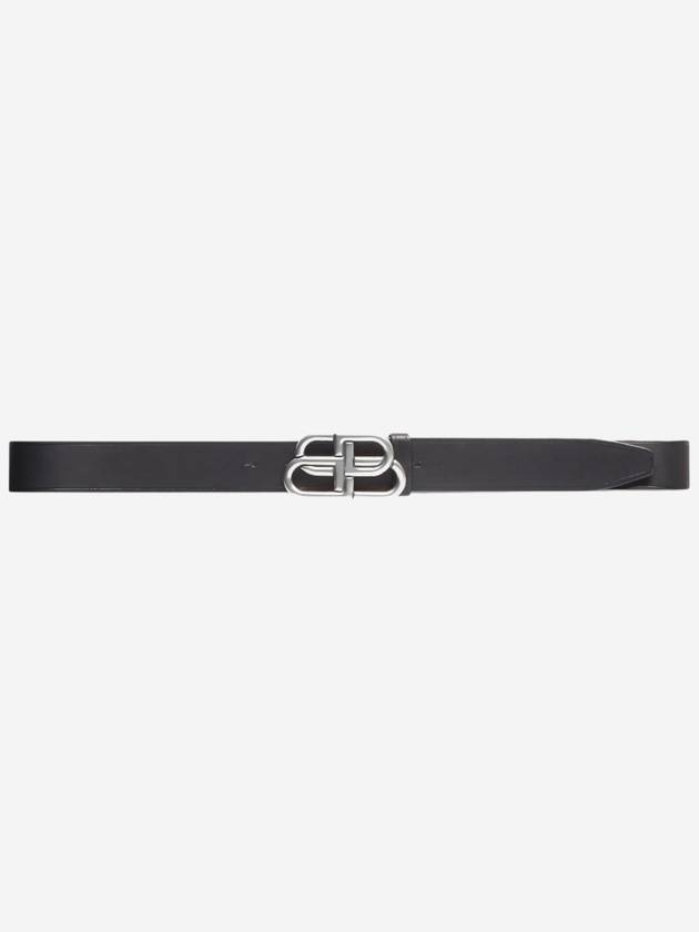 Men's BB Buckle Large Belt Black - BALENCIAGA - BALAAN 2