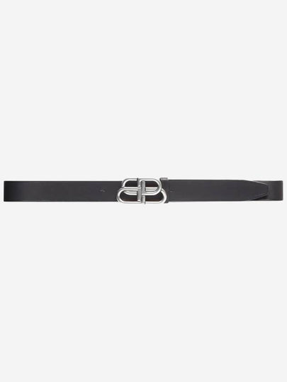 Men's BB Buckle Large Belt Black - BALENCIAGA - BALAAN 2