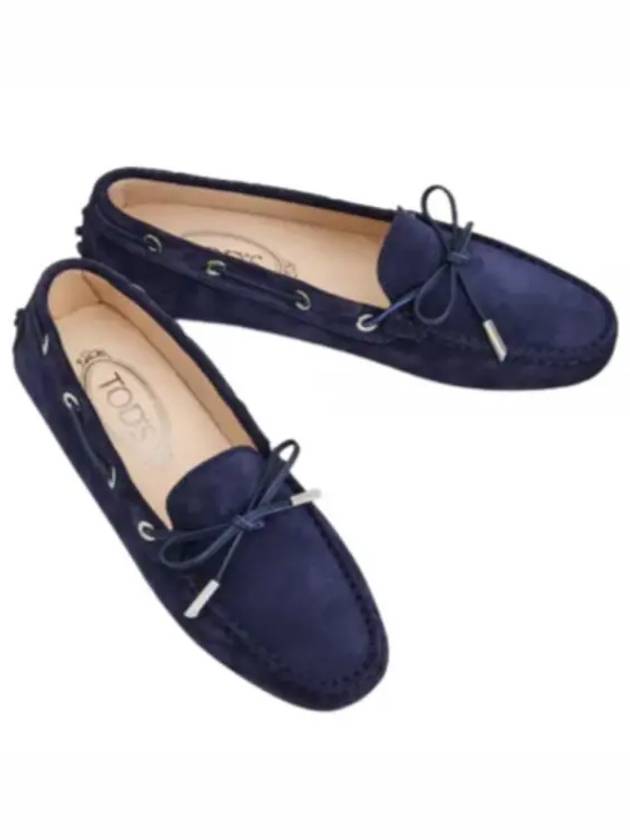 Gommino Suede Driving Shoes Blue - TOD'S - BALAAN 2