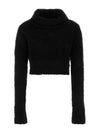 Jumper Long Sleeve Turtleneck Black - SAINT LAURENT - BALAAN 1