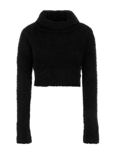 Jumper Long Sleeve Turtleneck Black - SAINT LAURENT - BALAAN 1