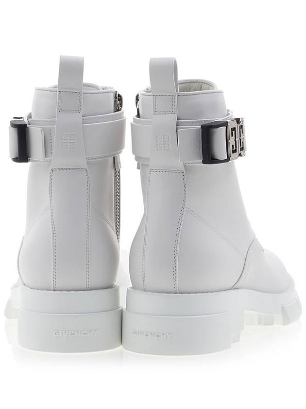 Age Buckle Chelsea Boots White - GIVENCHY - BALAAN.