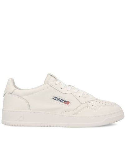 Medalist Logo Patch Low Top Sneakers White - AUTRY - BALAAN 2