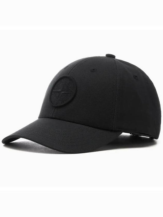 6 Panel Ball Cap Black - STONE ISLAND - BALAAN 2