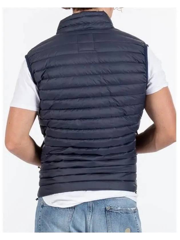 Le Logo Patch Lightweight Padded Vest Navy - COLMAR - BALAAN 5