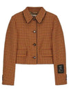 Check Jacket Orange - MARNI - BALAAN 2