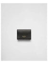 Small Leather Wallet Black - PRADA - BALAAN 2