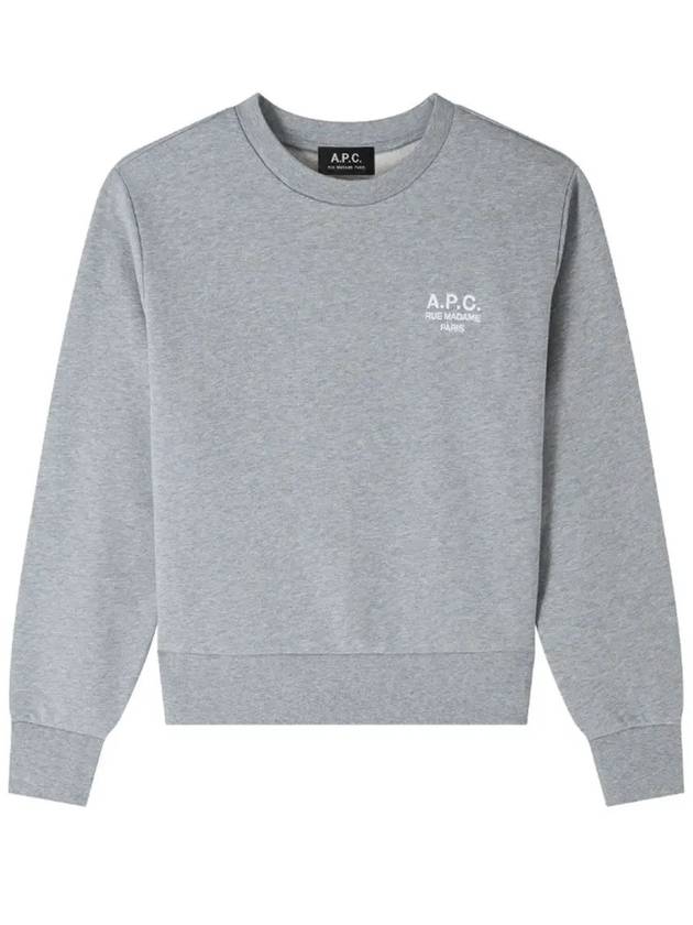 Rue Madame Cotton Sweatshirt Grey - A.P.C. - BALAAN 2