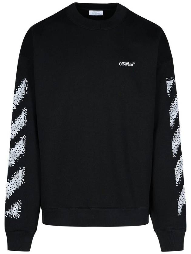 Off-White 'Pixel Skate' Black Cotton Sweatshirt - OFF WHITE - BALAAN 1