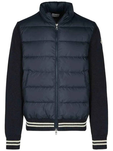 091 9B000 01 M1509 779 Logo Patch Knit Padded Jacket Moncler - MONCLER - BALAAN 1