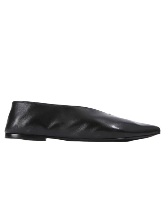 Soft V neck Nappa Flat Black - CELINE - BALAAN 1