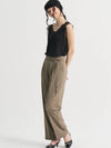 Ribbon Detail Summer Slacks Brown - SORRY TOO MUCH LOVE - BALAAN 4