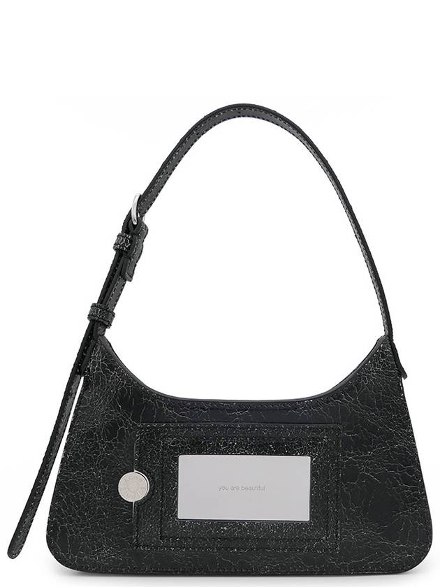 Platt Micro Leather Shoulder Bag Black - ACNE STUDIOS - BALAAN 5