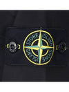 Logo Badge Zipper Comfort Fit Fleece Track Jacket Black - STONE ISLAND - BALAAN 7