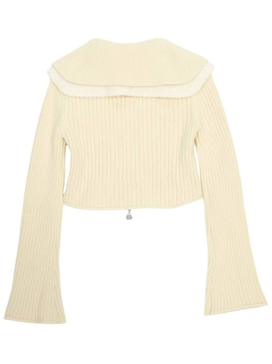 House of Sunny VOL22124 BUTTER Women s Crop Cardigan - HAUS OF HONEY - BALAAN 2