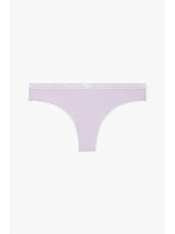 UNDERWEAR Women s Flower Embroidery Brazilian Briefs Violet - EMPORIO ARMANI - BALAAN 1