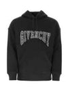 Logo Print Drawstring Hoodie Black - GIVENCHY - BALAAN 2