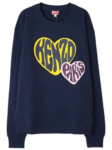 Heart logo printing sweatshirt men - KENZO - BALAAN 1