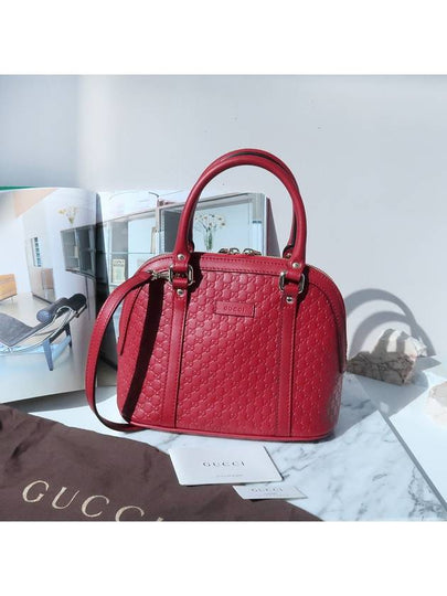 Microssima Small Dome Tote Bag Red - GUCCI - BALAAN 2