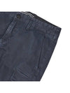 Men's Wappen Logo Cargo Straight Pants Navy - STONE ISLAND - BALAAN 5