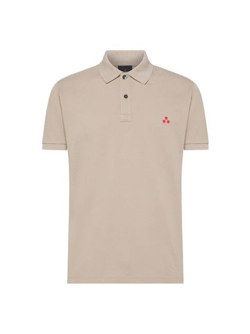 Zeno 01 Cotton Pique Polo Shirt Amaretto - PEUTEREY - BALAAN 1