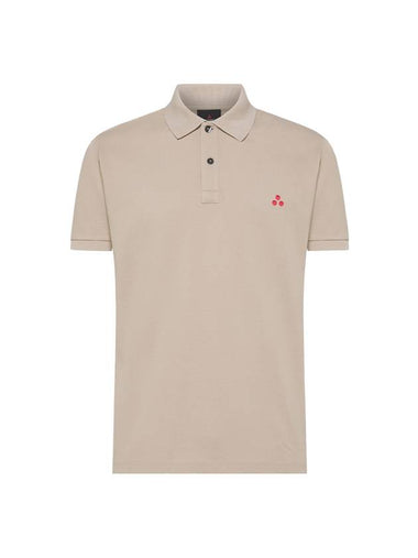 Zeno 01 Cotton Pique Polo Shirt Amaretto - PEUTEREY - BALAAN 1