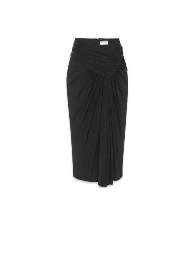 Midi Skirt 776439 Y7F981000 - SAINT LAURENT - BALAAN 1