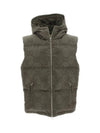 Jumbo GG Canvas Down Vest Green - GUCCI - BALAAN 1