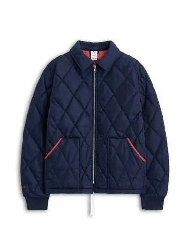 Quilted Zip-Up Jacket Navy - PUMA - BALAAN 1