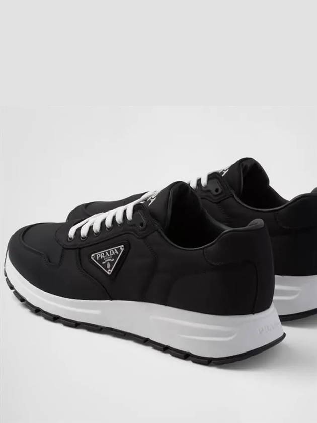 Prax 1 Re-Nylon Low Top Sneakers Black - PRADA - BALAAN 7