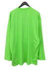 Color Language Long-Sleeved T-Shirt Green - BALENCIAGA - BALAAN 4