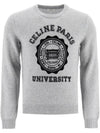 University Logo Cashmere Knit Top Grey - CELINE - BALAAN 1