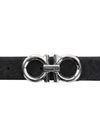 Leather Belt 679939 746527 Free Black Navy Blue - SALVATORE FERRAGAMO - BALAAN 2