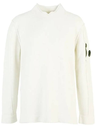 11Th Anniversary Lens Wappen Ribbed Knit Top Ivory - CP COMPANY - BALAAN 2