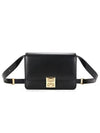 Box 4G Medium Leather Shoulder Bag Black - GIVENCHY - BALAAN 4