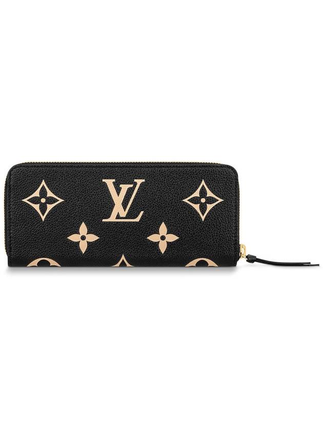 Women's Clemence Monogram Long Wallet Black - LOUIS VUITTON - BALAAN 6