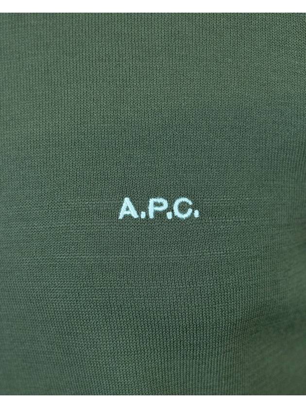 Mayeul Crewneck Sweatshirt Green - A.P.C. - BALAAN 5