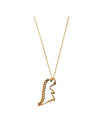 Dino Emerald Necklace Gold - ALIITA - BALAAN 2