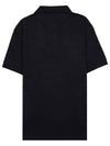 Pique Stretch Cotton Short Sleeve Polo Shirt Black - STONE ISLAND - BALAAN 3