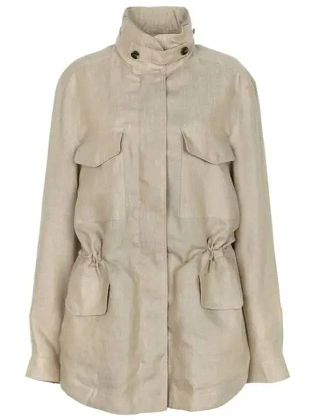 Grain Iconic Traveler Zip-up Jacket Beige - LORO PIANA - BALAAN 5