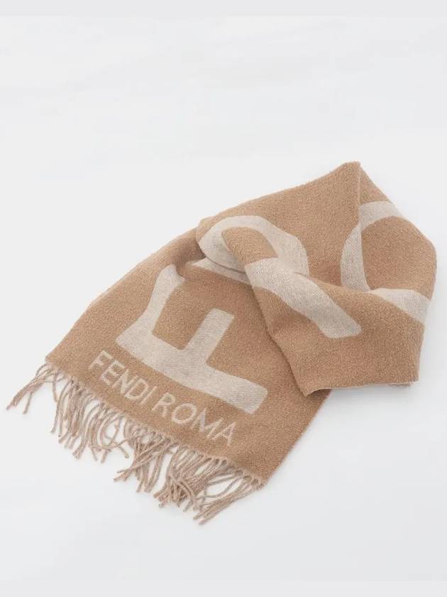 Muffler Scarf FXT116ASFY F15W8 BEIGE - FENDI - BALAAN 3