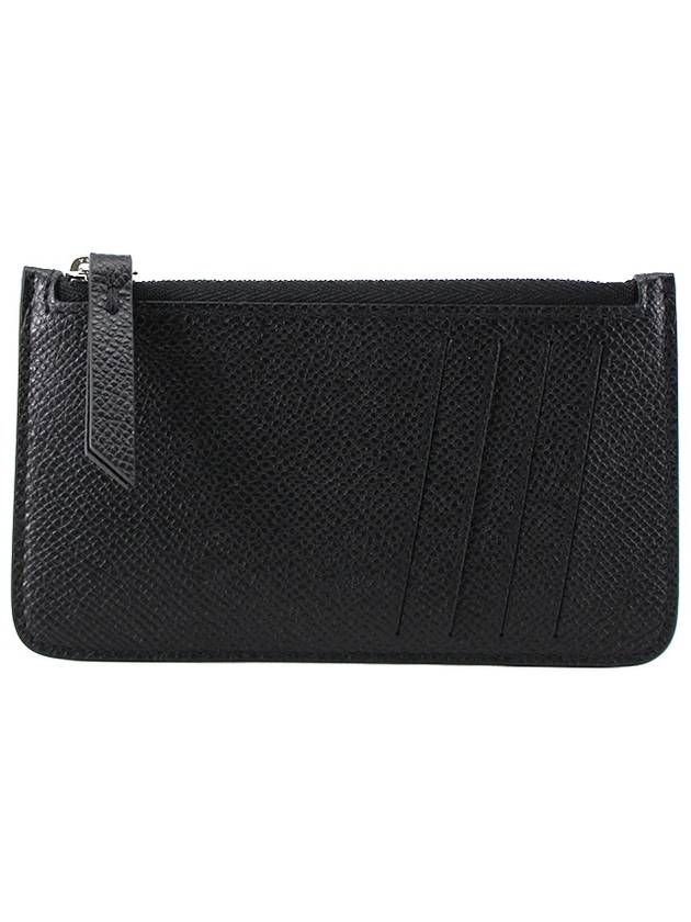 Stitch Zipper Card Wallet Black - MAISON MARGIELA - BALAAN 4