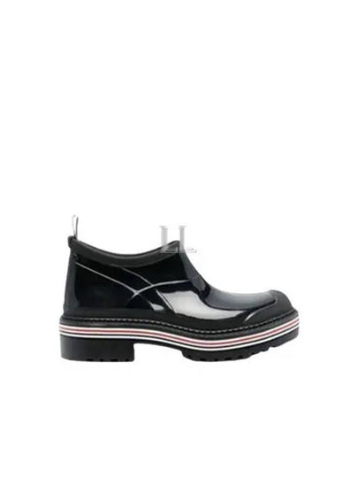 Women's Molded Rubber Garden Middle Boots Black - THOM BROWNE - BALAAN 2