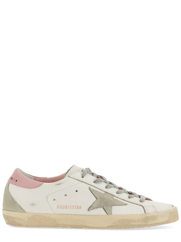 Superstar Pink Tab Low Top Sneakers - GOLDEN GOOSE - BALAAN 3