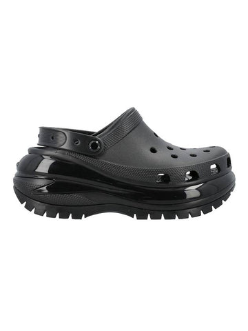 Mega Crush Clog Sandals Black - CROCS - BALAAN 1