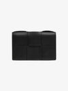 Women's Intrecciato Cassette Card Wallet Black - BOTTEGA VENETA - BALAAN 2