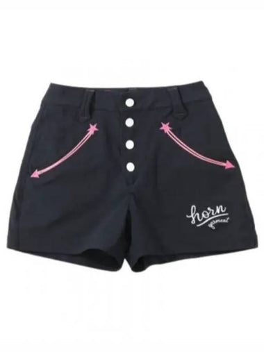 Golf Wear Women s Shorts HCW 2A AT03 NAVY - HORN GARMENT - BALAAN 1